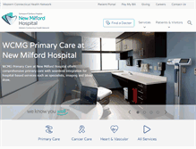 Tablet Screenshot of newmilfordhospital.org
